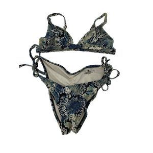 Womens Shade Shore Sz M Target Swim Bikini Suit Exotic Print NWOT 3274